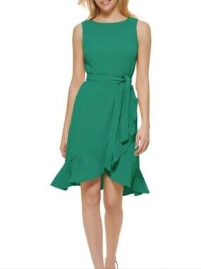 Calvin Klein Ruffle Hem Dress*NWT*